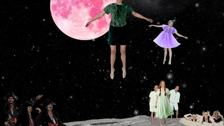 Birgitta Rydberg i rollen som Peter Pan. Foto: Mattias Berglund