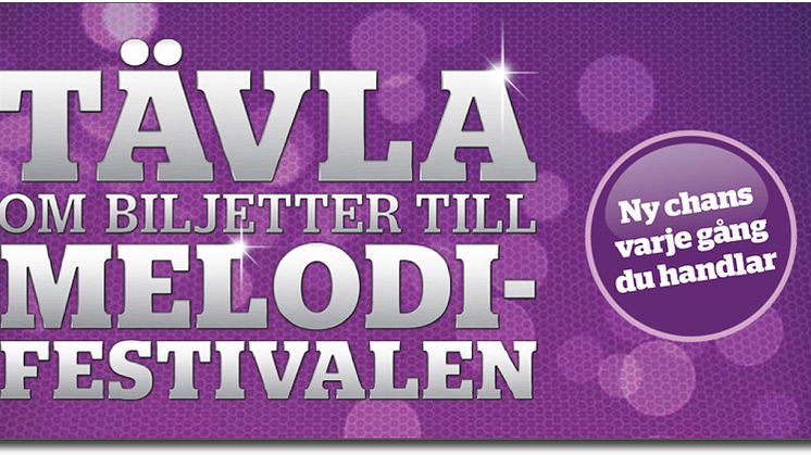 Vinn biljetter till Melodifestivalen eller en kock
