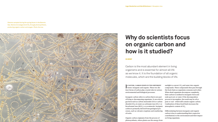 Why do scientists focus on organic carbon and how is it studied - Framforum 2024_spreads.pdf