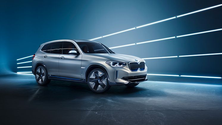 Konseptbilen BMW Concept iX3: En forsmak på BMW’s første helelektriske SUV