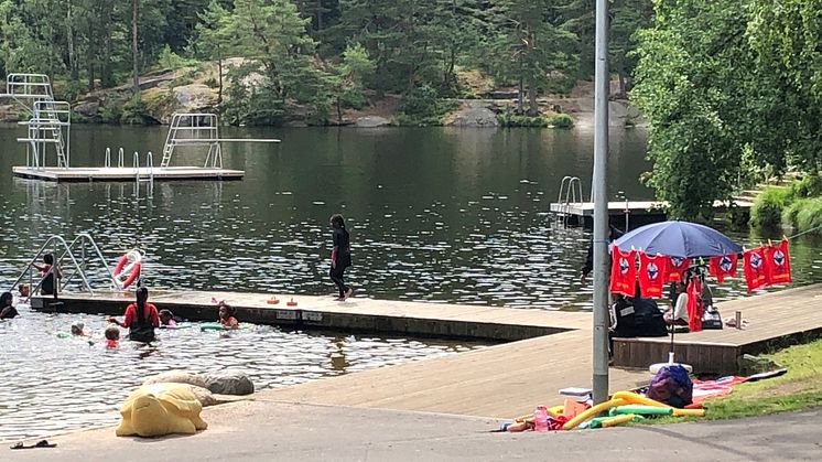 Simskola vid Bergsjöbadet för alla från fem år