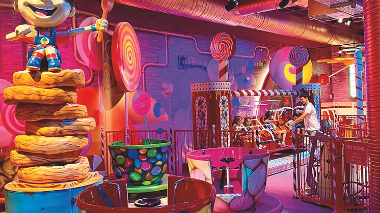 Die Naschfabrik mit Cookiekarussell und Lollyschleuder (Foto: Oskarshausen)