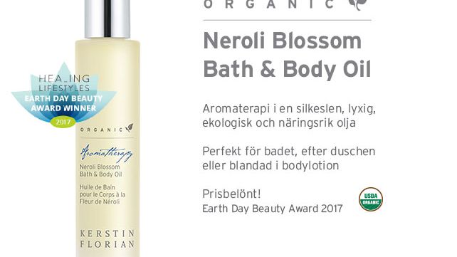 Nyhet! Organic Neroli Blossom Bath & Body Oil