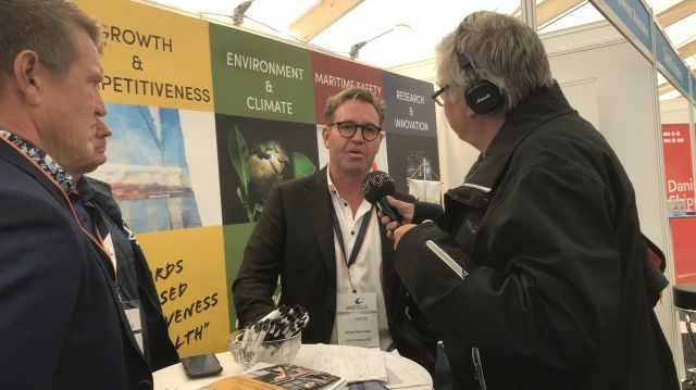 Jonas Backman, VD Sirius Shipping, intervjuas av "Förmiddag" P4 Göteborg