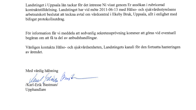 Ny vårdcentral i Uppsala