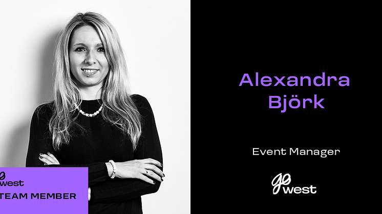 GoWest Announcements TEAM member Alexandra