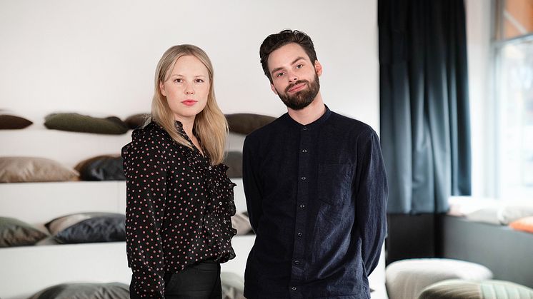 Ellen Simonsson & Alexander Gösta, två av författarna till "Databaserad stadsplanering"