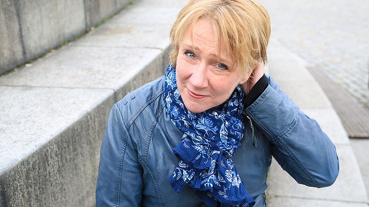 På bild: "Hjärnladyn" Jenny Åkerman