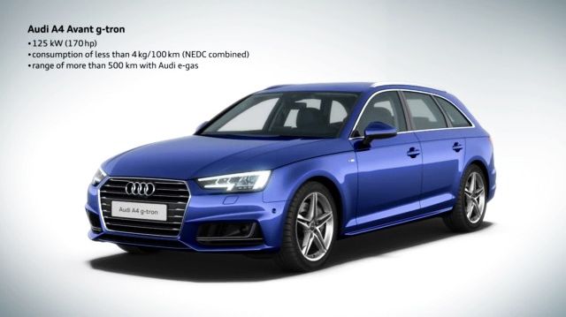 Audi A4 Avant g-tron e-gas proces