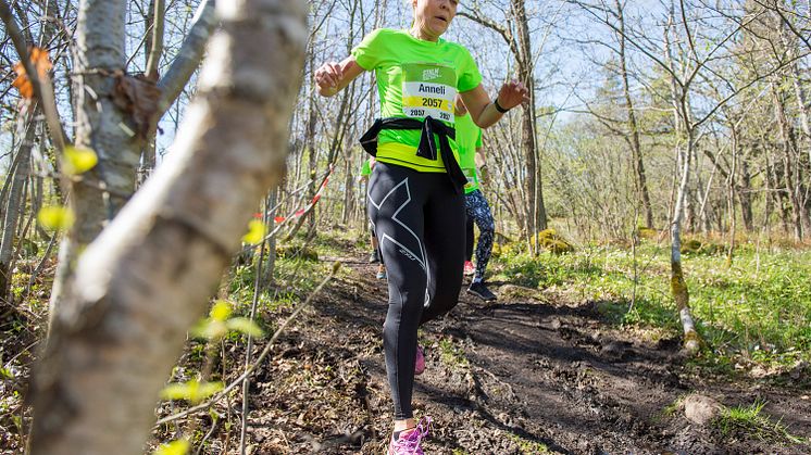 3000 löpare springer STHLM Trail Run i morgon