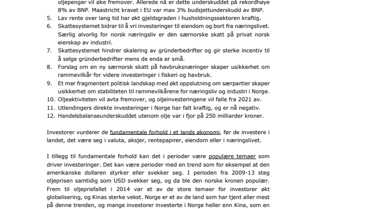 Makrorapport oktober 2019: Risiko for videre kronesvekkelse