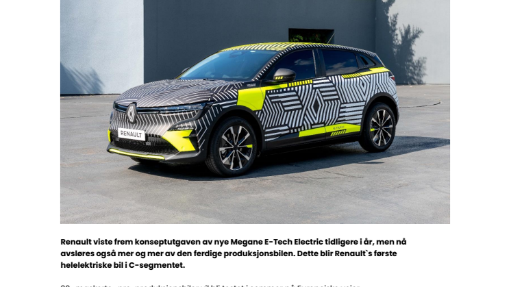 Renault MEGANE E-TECH ELECTRIC