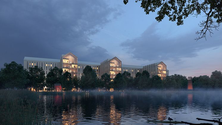 Arkitektteamet LINK Arkitektur & Arkitema har valts ut för gestaltningen av Växjös nya akutsjukhus.