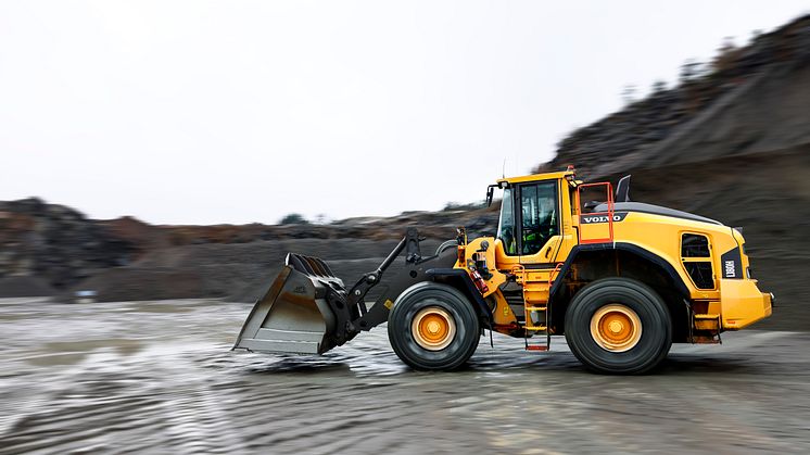 Volvo L180H hjullastare hos NCC