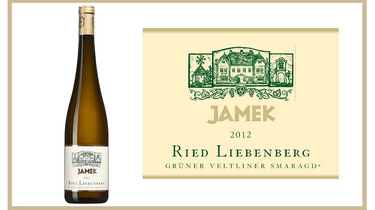Jamek Ried Liebenberg Grüner Veltliner Smaragd 2012 finns i Systembolagets beställningssortiment från 1 juni.
