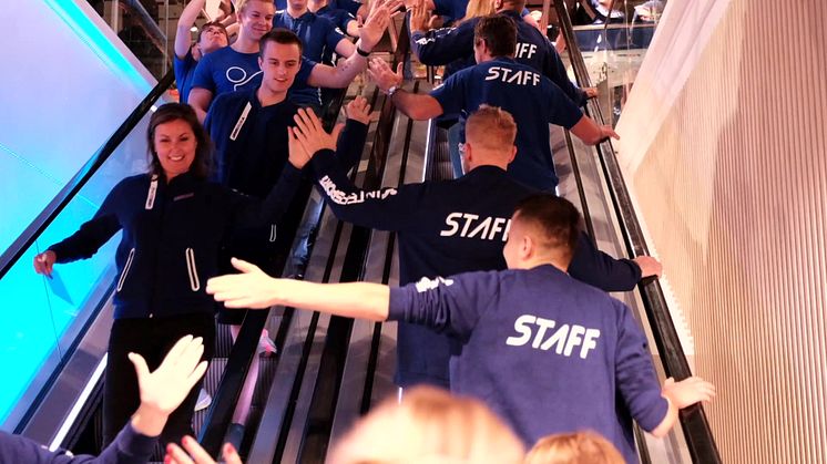 Grand opening av Intersport Drottninggatan