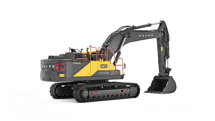 Volvo EC500 Hybrid - frilagd
