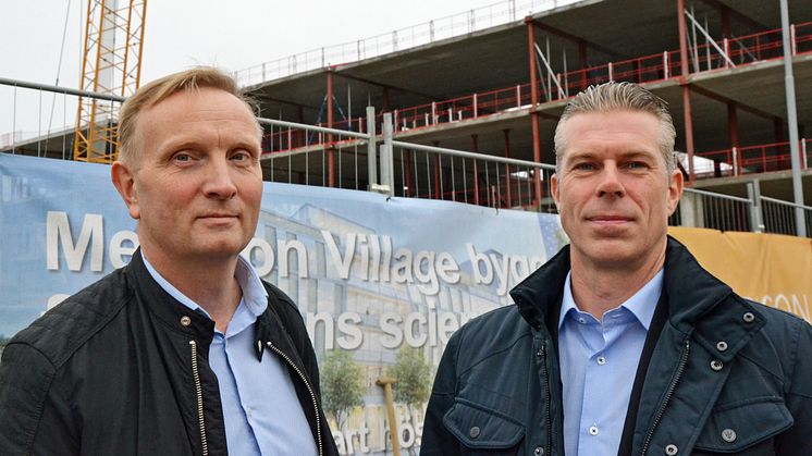 Erik Jagesten på Medicon Village och Sonny Strömberg på E.ON. 