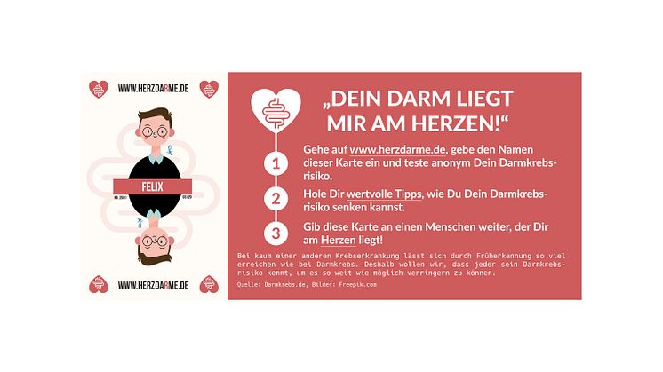 Herzdarme: Spielkarte FELIX