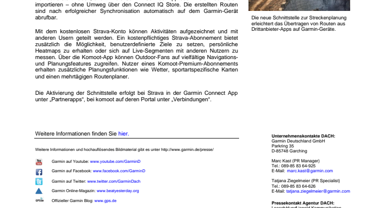 PM_Garmin_Neue Schnittstelle für Routen