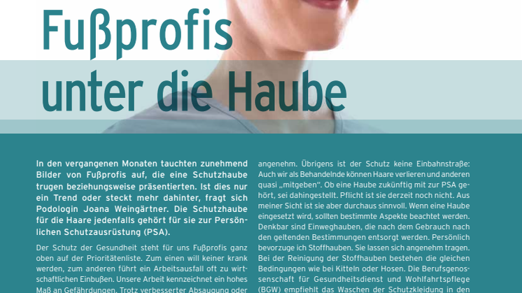 Arbeitskleidung für Fußprofis