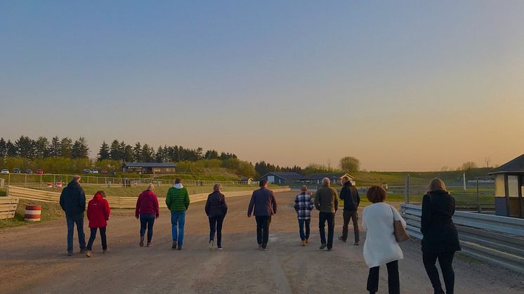Medlemmer af turismenetværket på Nysumbanen - foto: Rebild Kommune
