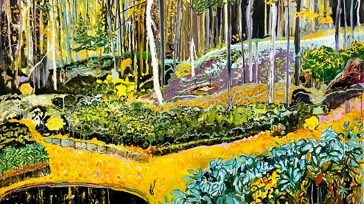 Park VIII, 170x225 cm, olja på duk © Björn Wessman