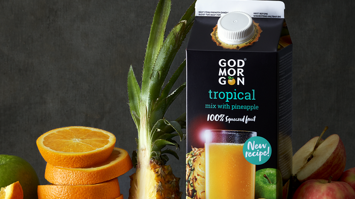 God Morgon® Tropical lanseras v.8 hos ICA, Coop och City Gross.