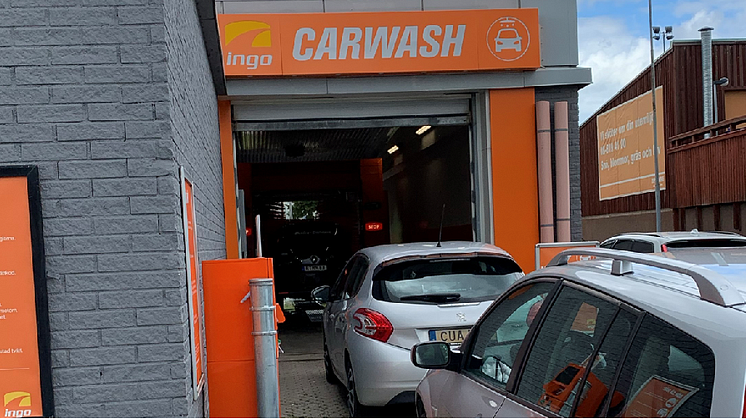 INGO lanserar en automattvätt i Spånga under namnet INGO CARWASH