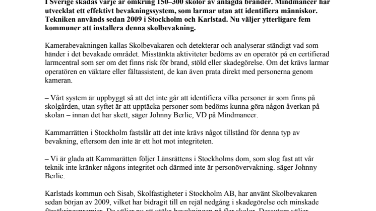 Allt fler kommuner väljer skolbevakning
