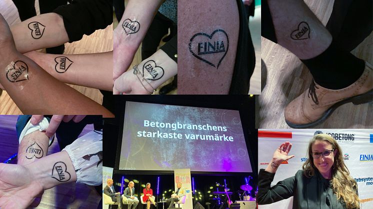 Finja ble utnevnt til årets sterkeste merkevare på Betonggala.