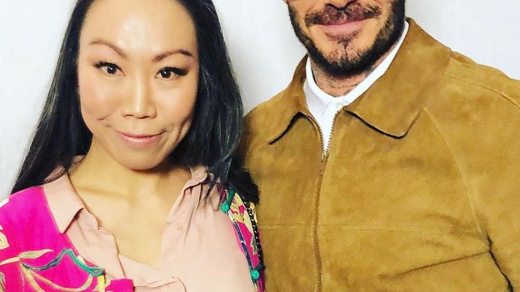 Wai Chan and David Beckham
