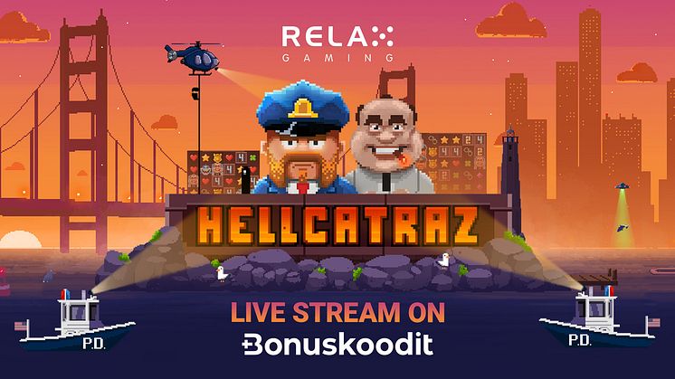Bonuskoodit.com osallistuu Relax Gaming -pelistudion uusimman Hellcatraz-pelin julkaisuun