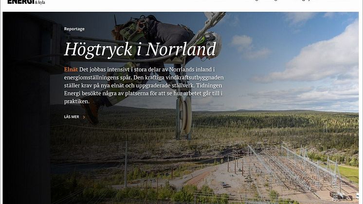 Ny sajt för Tidningen Energi: ”Vi vill skapa stolthet i branschen”