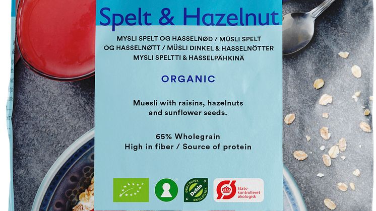 Urtekram Mysli, Spelt & hasselnød