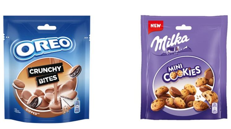 Mondelēz International impulsa los pequeños bocados indulgentes con dos nuevos lanzamientos: Oreo Crunchy Bites y Milka Mini Cookies
