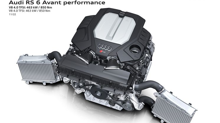 Audi RS 6 Avant performance teknologi