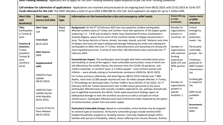 23-003-RO Earthquakes in Turkey & Syria (Call-document).pdf