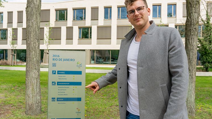 Olympiasieger Jan Vandrey ist auf dem Walk of Fame verewigt.