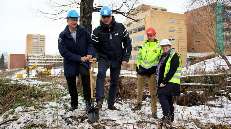 Første spadetak i Dr. Dedichensvei