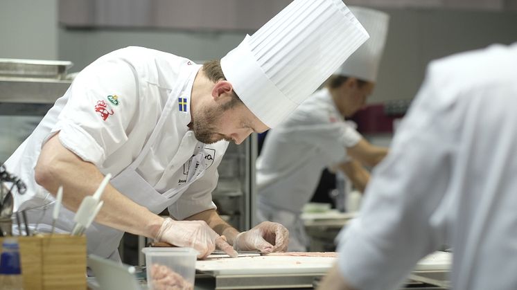 Alexander Sjögren på GastroNord i april.