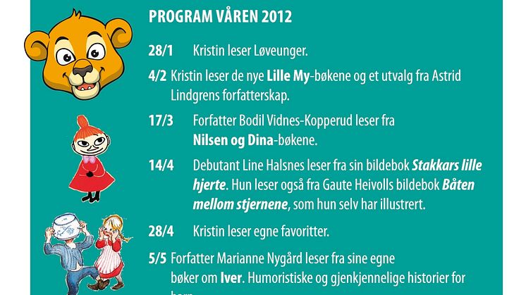 Lesestund på lørdag