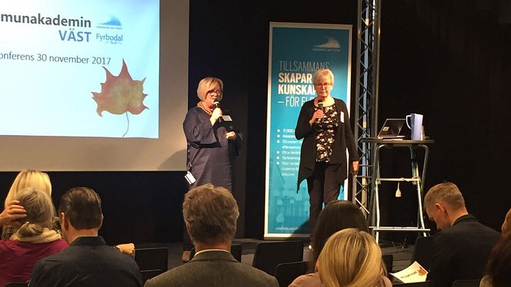 Verksamhetsledarna Lena Fischer och Lena Lindhé höll ihop dagen och gav inledningsvis en kort resumé av nuläget .