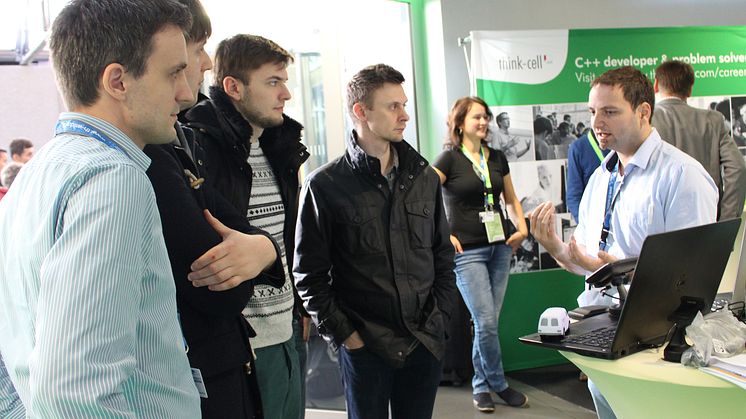 Die Firmenkontaktmesse TH CONNECT im Hörsaalzentrum Halle 17.