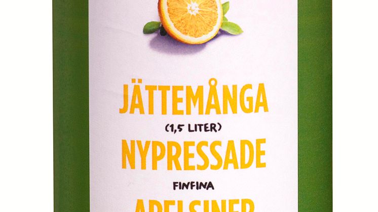 Jättemånga nypressade apelsiner från Brämhults