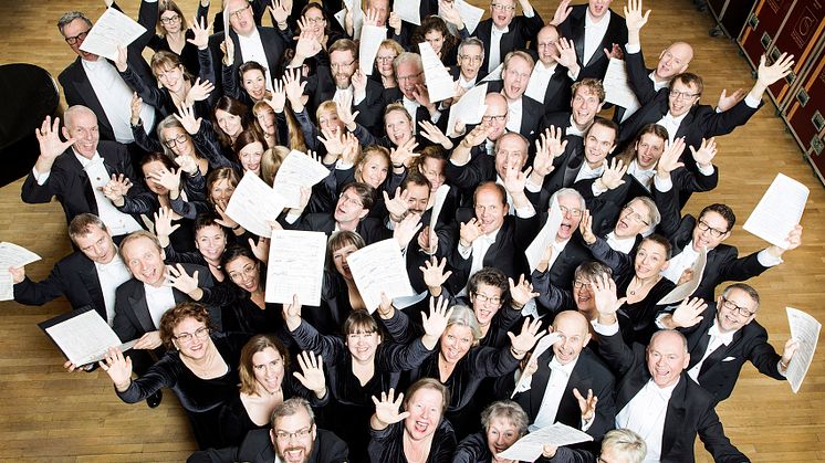 Göteborgs Symfoniska Kör sjunger Carmina Burana (foto Ola Kjelbye).