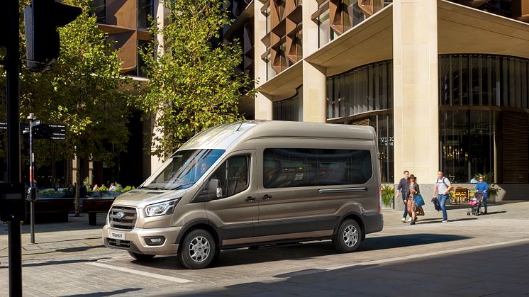 Fords 2-tons Transit får 10-trins automatgear