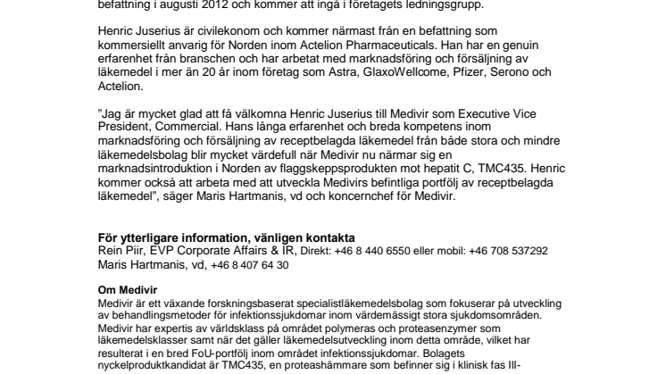 Ny kommersiellt ansvarig utnämnd