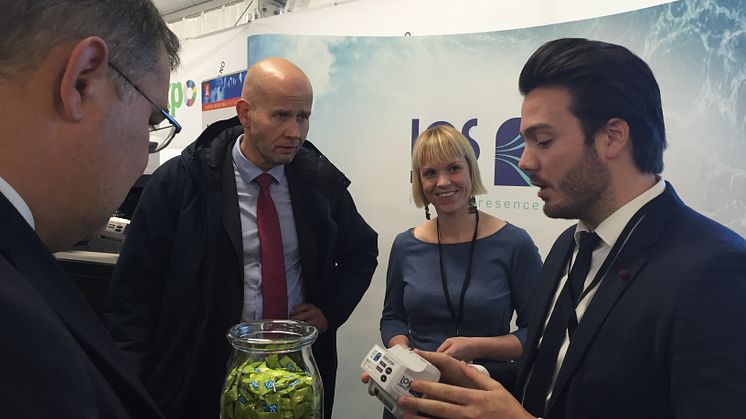 Olje- og energiminister Tord Lien valgte LOS Energy på ZEROexpo