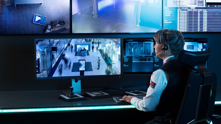 Securitas och AddSecure:s nya plug-and-play lösning erbjuder en enkel och säker uppkoppling av IP-kameror till Securitas larmcentral genom ett privat nätverk (VPN).  Foto: Securitas Sverige AB.